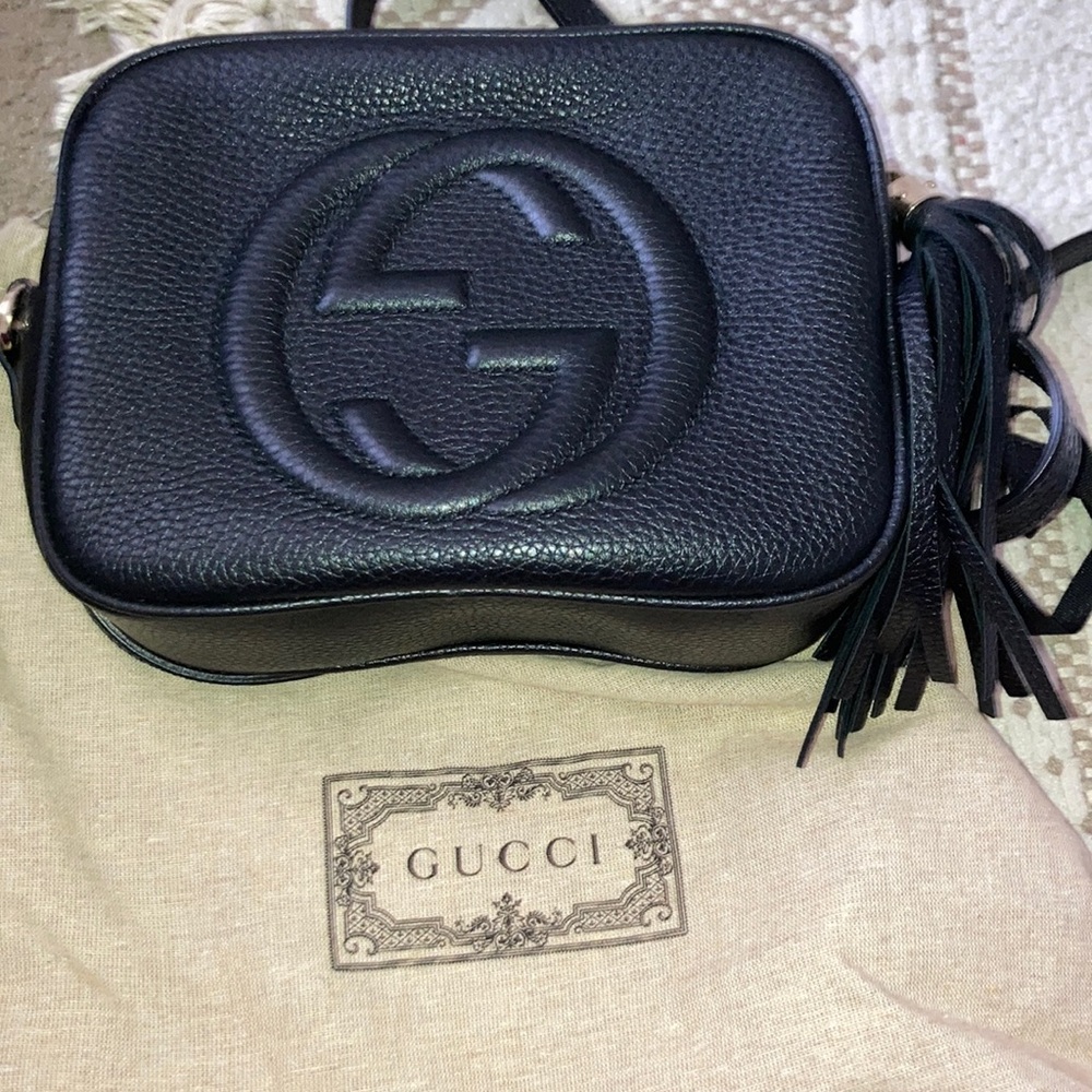 Gucci Black Leather Disco Bag - Picture 8 of 8